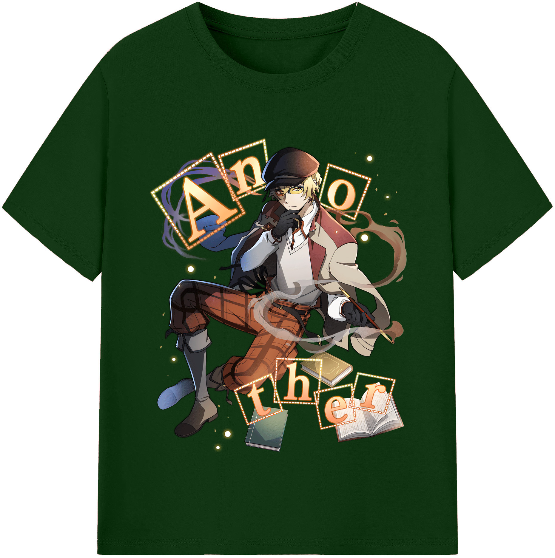 （画像用） 文豪ストレイドッグス Bungo Stray Dogs 綿100％半袖Tシャツ（フロントプリント）